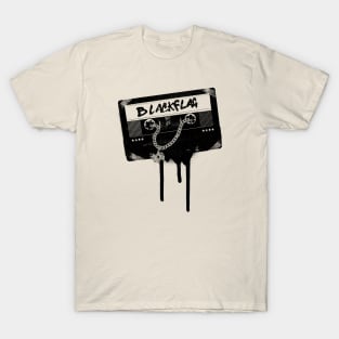 Black Flag- Black Cassette Music T-Shirt